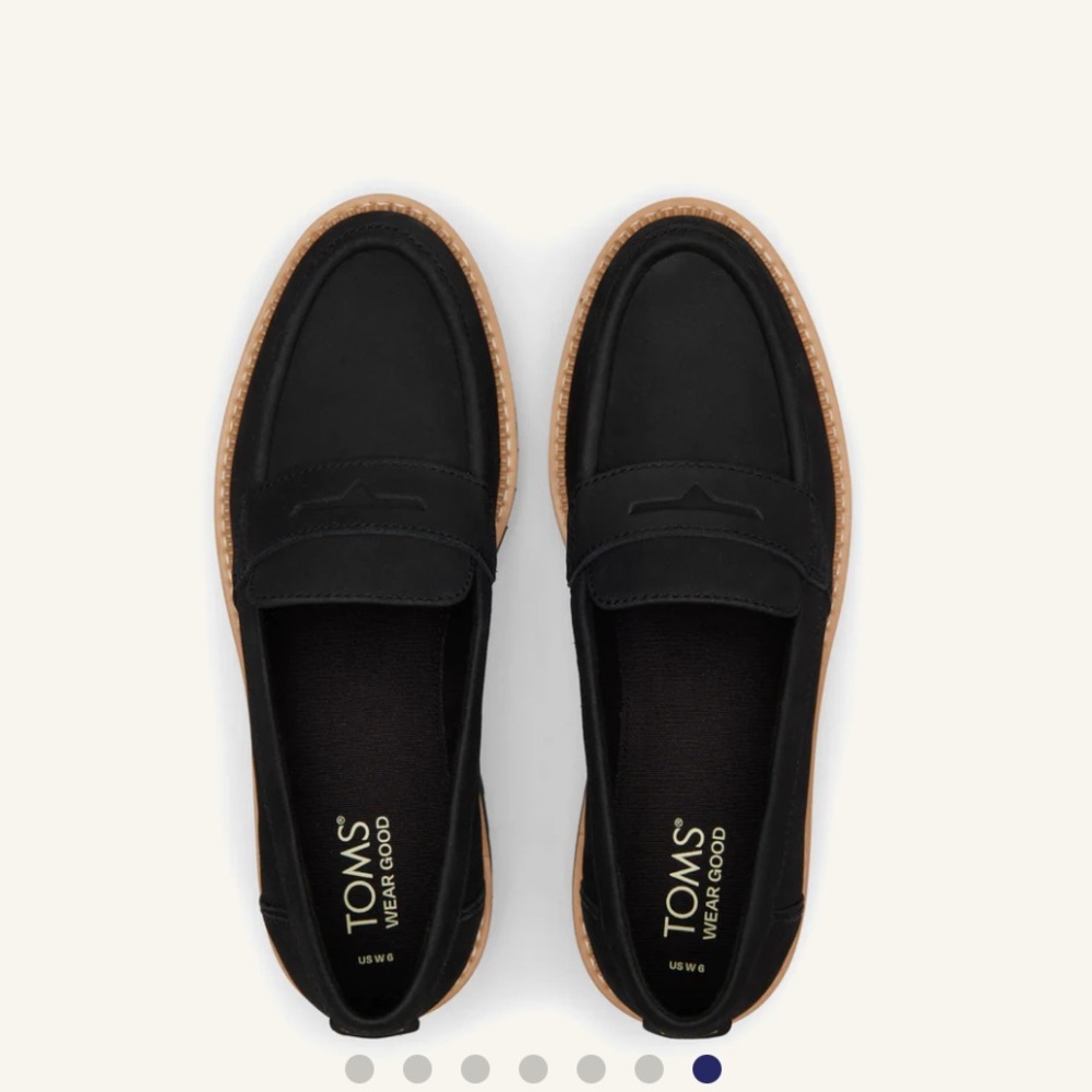 Toms Cara Black Loafers for Women NWOT - Picture 4 of 11